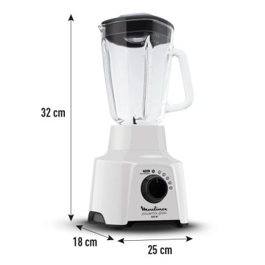 LICUADORA POWER MIX 5V BLANCO + PULSE 550W MOULINEX - 7