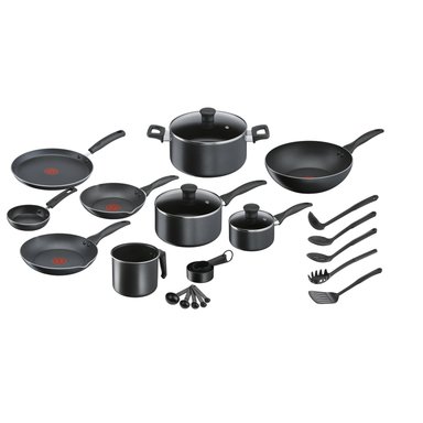 BATERIA DE COCINA ANTIADHERENTE SUPER COOK 26 PIEZAS TEFAL - 1