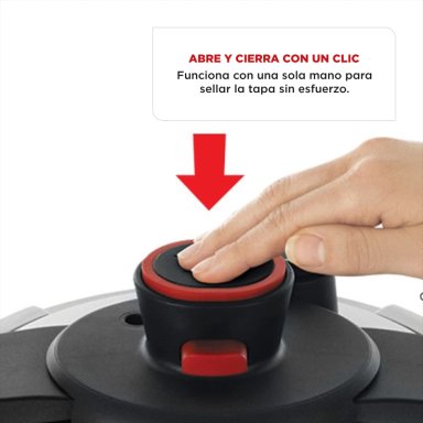 OLLA A PRESION CLIPSO ACERO INOXIDABLE 7,6 LTS. TEFAL - 5