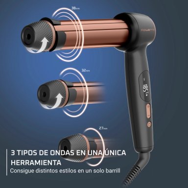 RIZADOR DE PELO FLEX CURL 3 AJUSTES CON TECNOLOGIA SENSOR ROWENTA - 7