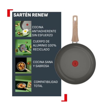 SARTEN 20 CM RENEW CERAMICA TEFAL - 6
