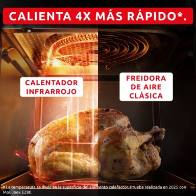 FREIDORA DE AIRE EASY FRY CON TECNOLOGIA INFRARROJA 7L MOULINEX - 2