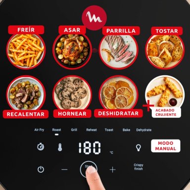 FREIDORA DE AIRE EASY FRY CON TECNOLOGIA INFRARROJA 7L MOULINEX - 5