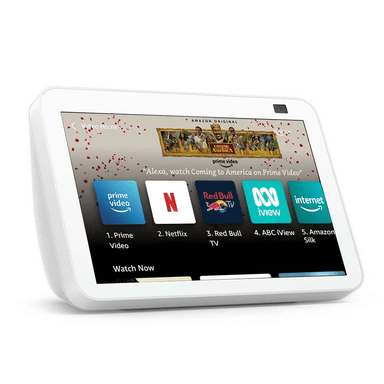AMAZON ECHO SHOW 8 CON ALEXA ÚLTIMA GENERACIÓN BLANCO - 1