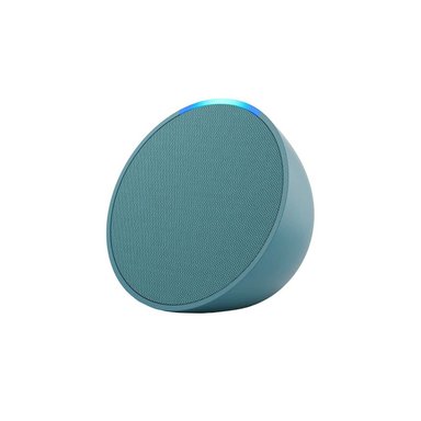 PARLANTE INTELIGENTE AMAZON ECHO POP ASISTENTE VIRTUAL ALEXA VERDE PETROLEO - 1