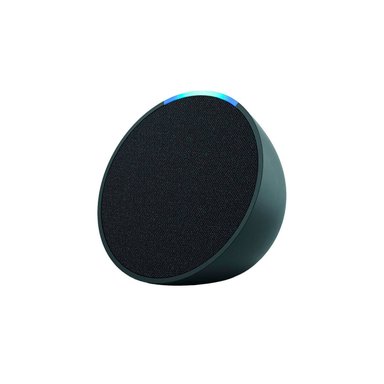 PARLANTE INTELIGENTE AMAZON ECHO POP ASISTENTE VIRTUAL ALEXA NEGRO - 1