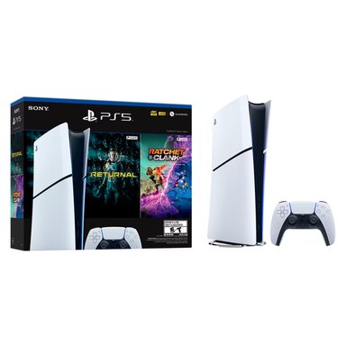 CONSOLA PS5 PLAYSTATION 5 SLIM DIGITAL + 2 JUEGOS - 2