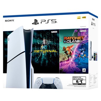 CONSOLA PS5 PLAYSTATION 5 SLIM CON DISCO + 2 JUEGOS - 3