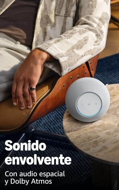 AMAZON ECHO DOT MAX NUEVO PARLANTE INTELIGENTE CON ALEXA Y SONIDO PREMIUM BLANCO - 2