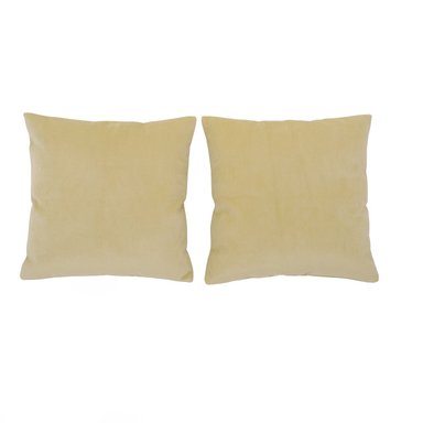 SET 2 COJINES MASEL FELPA BEIGE - 1