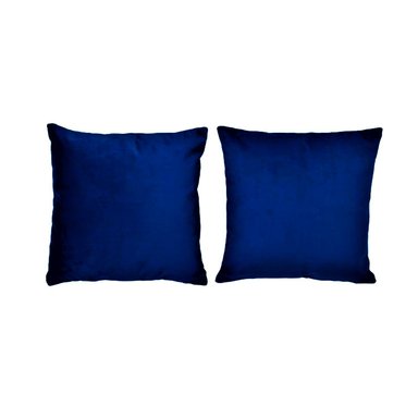 SET 2 COJINES MASEL FELPA BLUE AZUL - 1