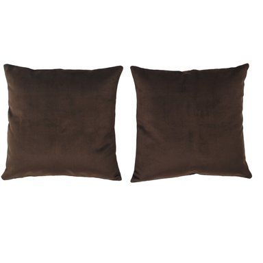 SET 2 COJINES MASEL FELPA CHOCOLATE - 1