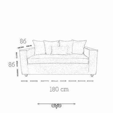 JUEGO DE LIVING DANTE 311 SOFA RESORTES Y SILLONES TIPO SITIAL COLOR GRIS CLARO - 4