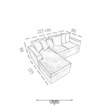 SOFA SECCIONAL INTERCAMBIABLE CON RESORTES DANTE BEIGE PARA LIVING FULL CONFORT - 6