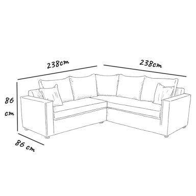 LIVING 311 MATILDA 311 GRAFITO SECCIONAL 6 CUERPOS RESORTES FULL COMFORT + 2 POLTRONAS - 5