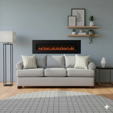 LIVING 311 SANTELMO GRIS CLARO SOFA 3 CUERPOS + 2 POLTRONAS CON RESORTES FULL COMFORT PLUS - 2