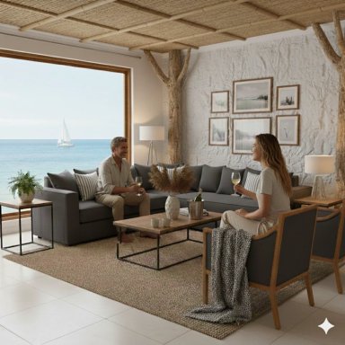 LIVING 311 METROPOLITAN MARENGO  SECCIONAL RESORTES + 2 SITIALES - 2