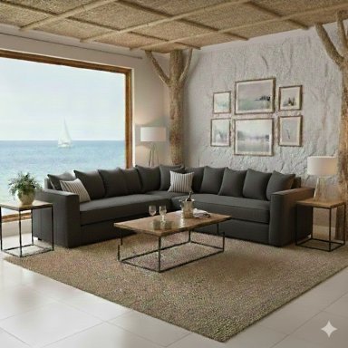 LIVING 311 METROPOLITAN MARENGO  SECCIONAL RESORTES + 2 SITIALES - 4