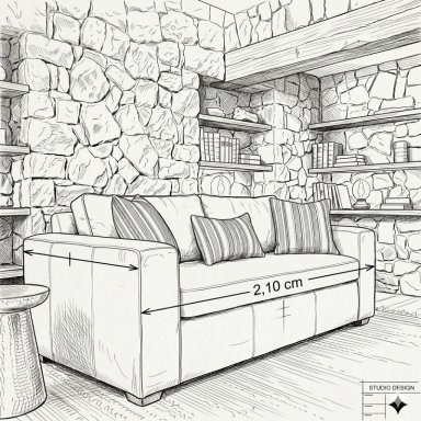 LIVING EUROPA 311 GRIS SOFA 3 CUERPOS CON RESORTES + 2 SITIALES DE MADERA - 3