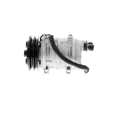 COMPRESOR DE A/C QUE TM21 2A 12V 145MM SALIDA HORIZONTAL - 1