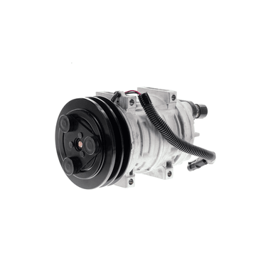 COMPRESOR DE A/C QUE TM21 2A 12V 145MM SALIDA HORIZONTAL - 4