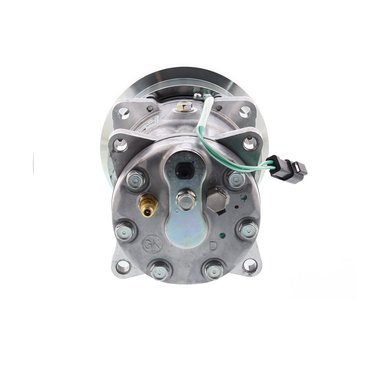 COMPRESOR DE AC AMERICAN AIR SD7H15HD 8PK 24V 132MM MONTAJE OREJAS TAPA GK 4487 4726 SANDEN - 3
