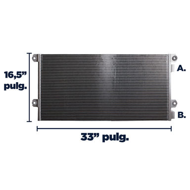 CONDENSADOR DE AC UNIVERSAL PARA MACK CXU 16-08 - 2