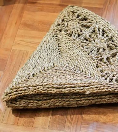 ALFOMBRA BOHEMIK NATURAL MAITE 120 X 120 CM - 3