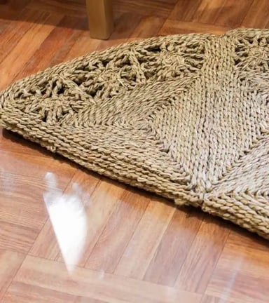 ALFOMBRA BOHEMIK NATURAL MAITE 120 X 120 CM - 6
