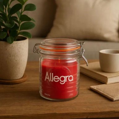 PACK DE 3 FRASCOS CON TAPA DE VIDRIO 750ML ALLEGRA - 3