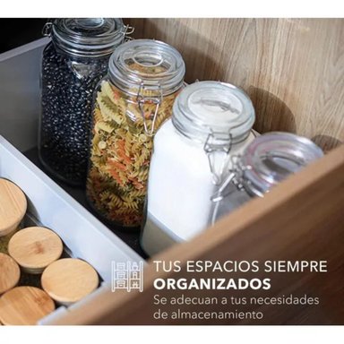 PACK DE 3 FRASCOS DE VIDRIO CON TAPA HERMETICA 1,45L ALLEGRA - 4