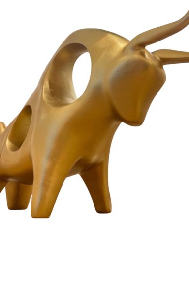 TORO ORNAMENTAL ESTILO NORDICO DORADO - 1