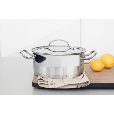 CACEROLA DE ACERO INOX. 20 CM 3,6 L TRAMONTINA PROFESIONAL. - 5