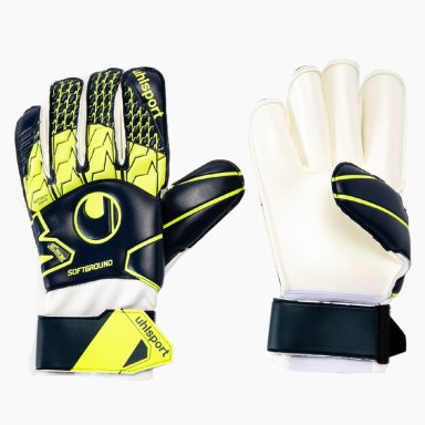 GUANTES ARQUERO UHL SOFT RF AZ MA/AM FLUOR/BL - 1