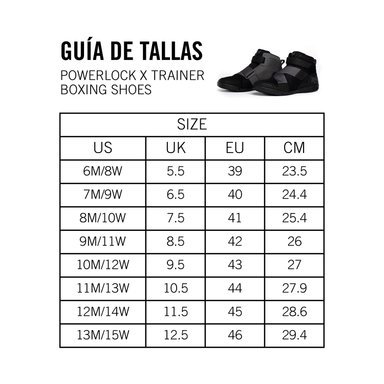 ZAPATILLAS POWERLOCK X TRAINER EVERLAST NEGRO - 8