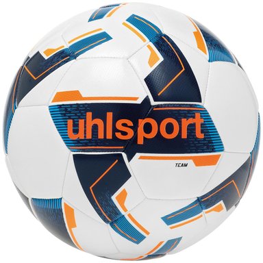PELOTA UHLSPORT TEAM N°5 BLANCO/NARANJO/AZUL - 1