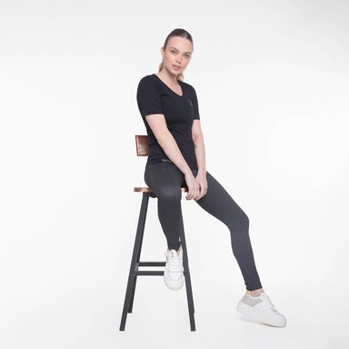 POLERA M/C BASIC NEGRO EVERLAST - 5