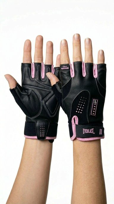 GUANTE FITNESS EVE PLUS MUJER NE/RS - S - 3