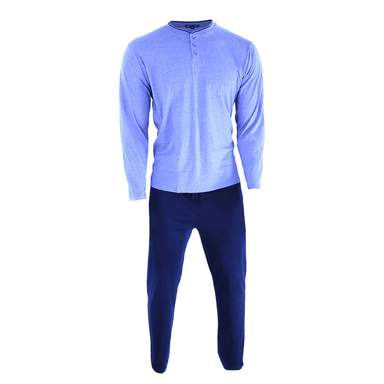 PIJAMA ALGODÓN HOMBRE GIOVACCHINO MULTICOLOR MANGA LARGA PACK 1 - 4