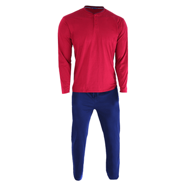 PIJAMA ALGODÓN HOMBRE GIOVACCHINO MULTICOLOR MANGA LARGA PACK 1 - 1
