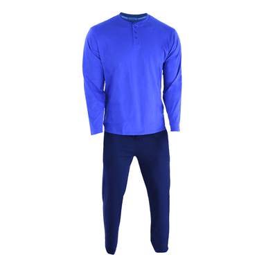 PIJAMA ALGODÓN HOMBRE GIOVACCHINO MULTICOLOR MANGA LARGA PACK 1 - 3