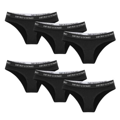 PACK DE 6 CALZONES BIKINI ALGODON MUJER - 1