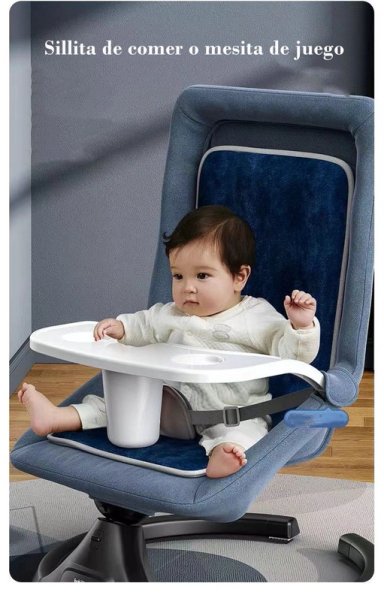 MECEDORA LUBABYCAS ELÉCTRICA RECLINABLE BLUETOOTH ROSADO - 6