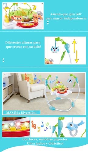 SALTARIN CENTRO DE ACTIVIDAD MUSICAL ROSADO LUBABYCAS - 3