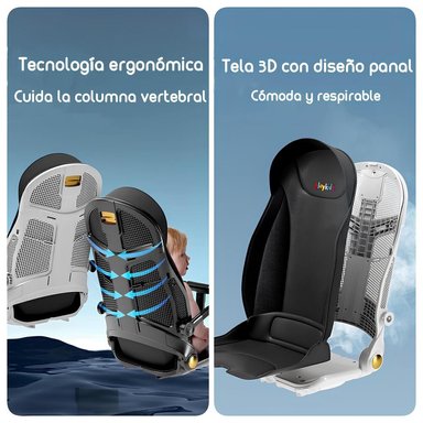 COCHE PASEO PLAYKIDS 360° RECLINABLE LUBABYCAS NEGRO - 6