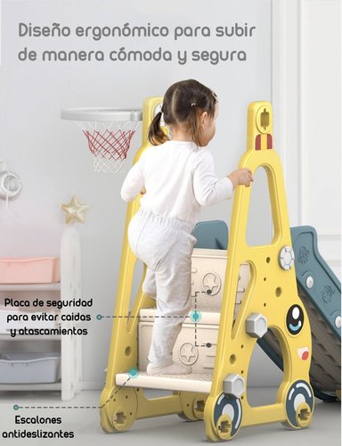 RESBALIN COLUMPIO 3 EN 1 LUBABYCAS AMARILLO - 5