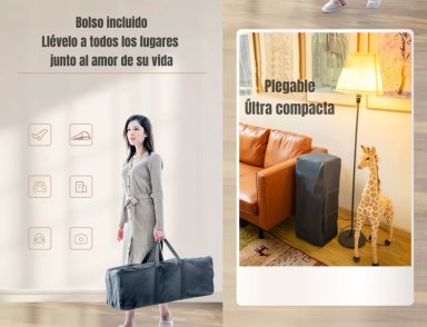 CUNA COLECHO LUBABYCAS JIRAFA ACERO INOXIDABLE VERDE CORRAL 3 EN 1 - 8