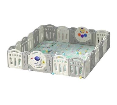 CORRAL BEBE ARMADO 199X230CM CON ACCESORIOS LUBABYCAS - 1