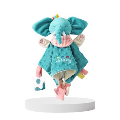 PELUCHE LUBABYCAS APEGO SENSORIAL ALGODÓN ELEFANTE - 1