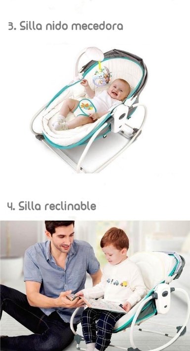 CUNA MOISE S 5 EN 1 CON VIBRACION MOSQUITERO LUBABYCAS ROSADA - 3